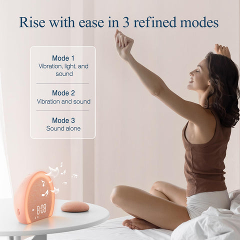 ANJANK alarm clock with loud 112 dB volume and adjustable levels