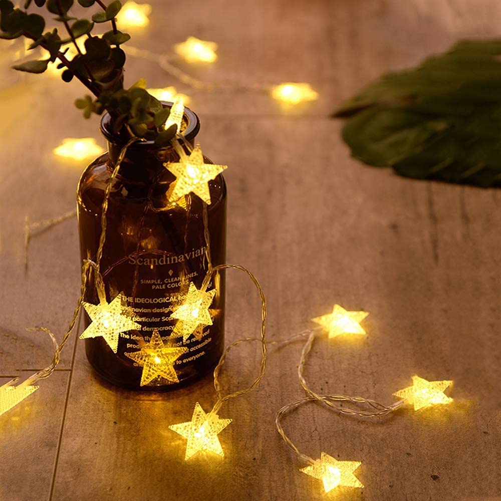 ANJAYLIA Ramadan and Christmas decor lights bring warm festive sparkle.