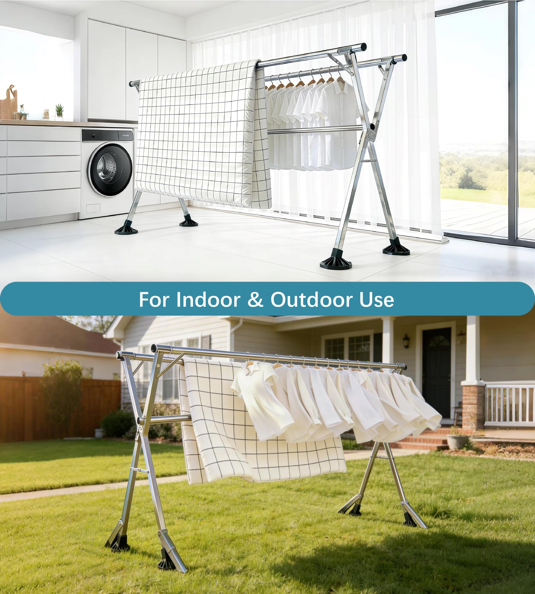 ANJIYP compact design with foldable feet for indoor use