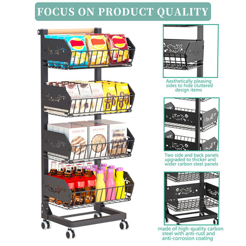 ANJUBAN upgraded widened and thickened steel frame boosts stability