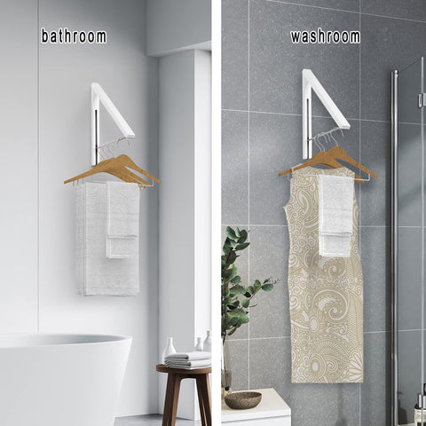 Anjuer versatile storage solution for laundry in small spaces
