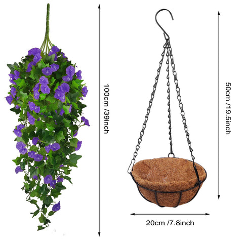 Ankey spring outdoor decor with UV-ready artificial flowers