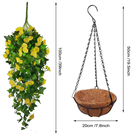 Ankey UV-resistant artificial flowers suitable for outdoor displays.
