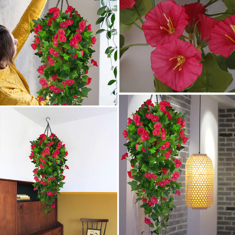 Ankey UV-resistant flowers stay vibrant in sunlit porches and balconies.