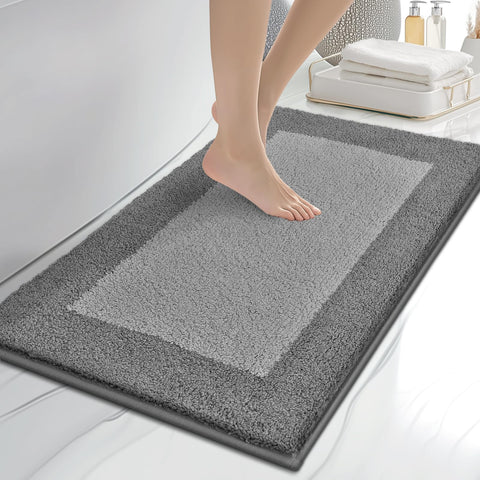 anllugs bathroom rug soft surface for cozy feet after showers