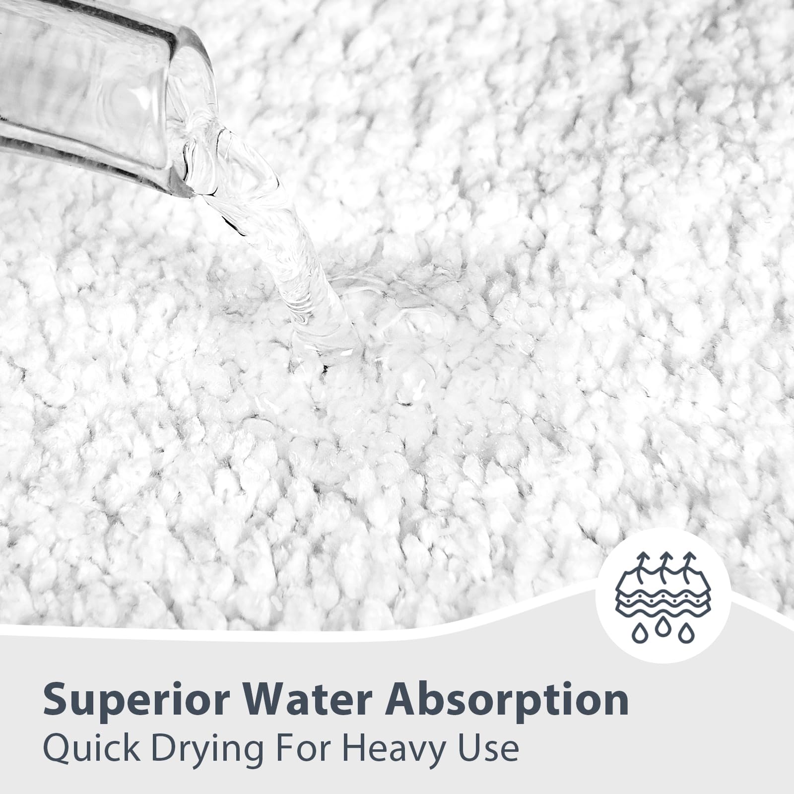 anllugs bathroom rug absorbent quick-dry fibers soak up moisture quickly