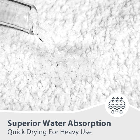 anllugs bathroom rug absorbent quick-dry fibers soak up moisture quickly