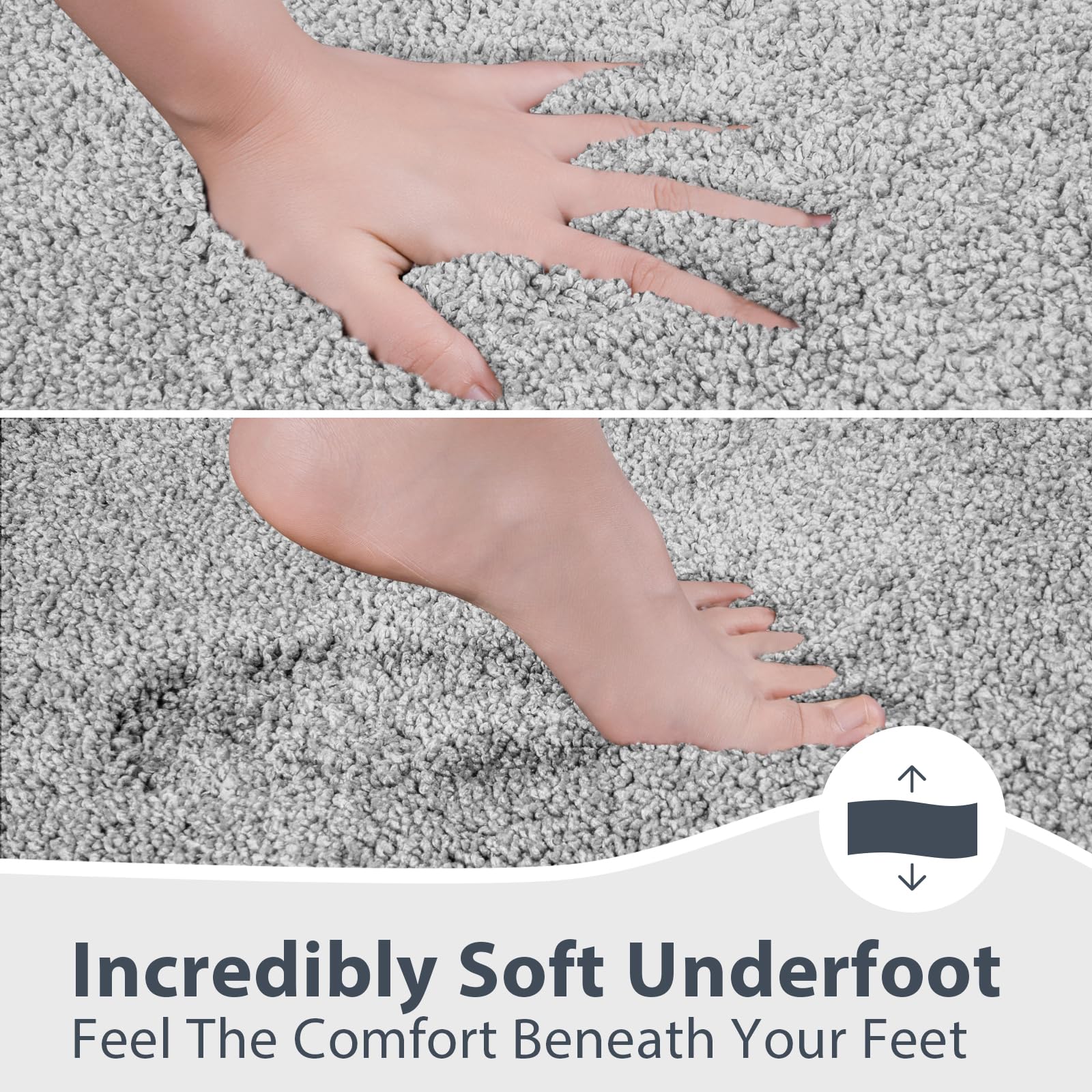 Anllugs machine washable rug for easy, fresh maintenance.