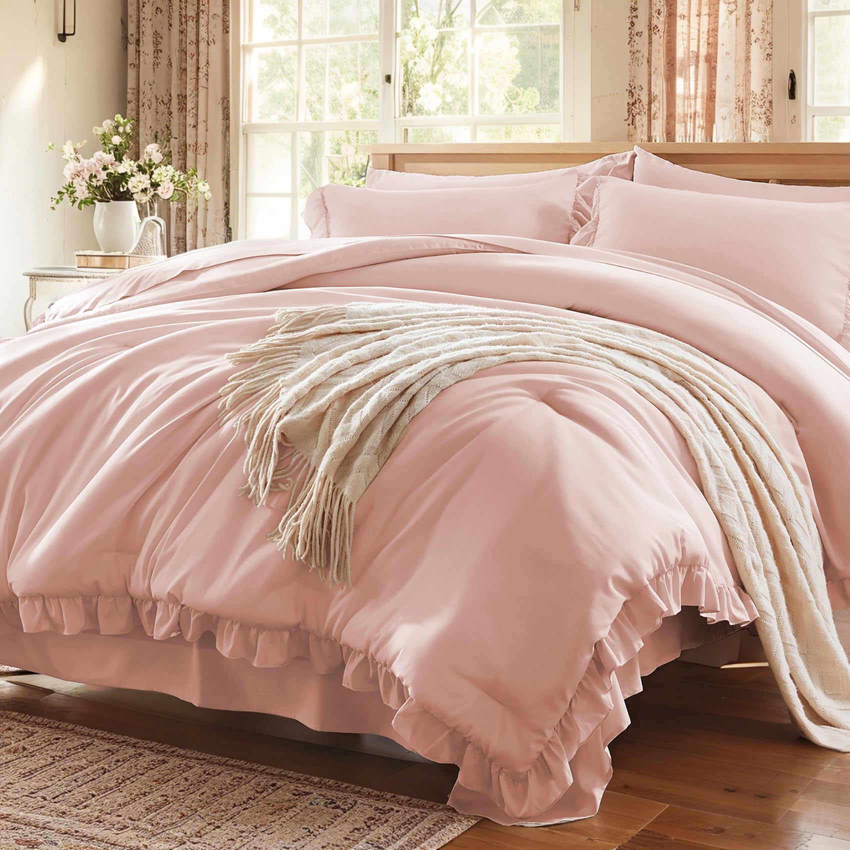 Anluoer brushed microfiber fabric feels ultra soft and breathable.