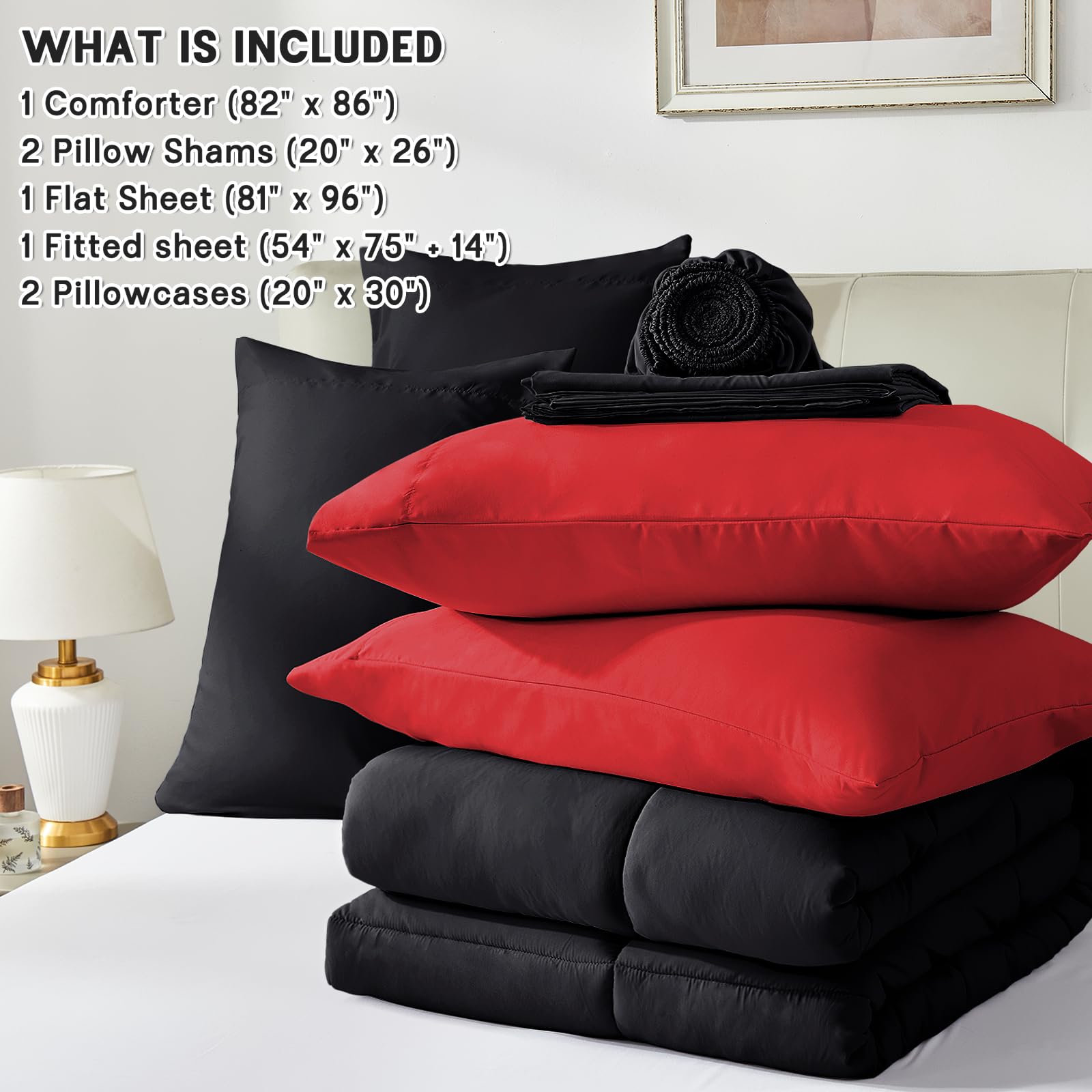 Anluoer reversible color option to refresh the room