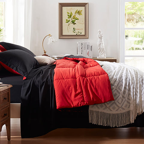 Anluoer two shams create a coordinated bed look