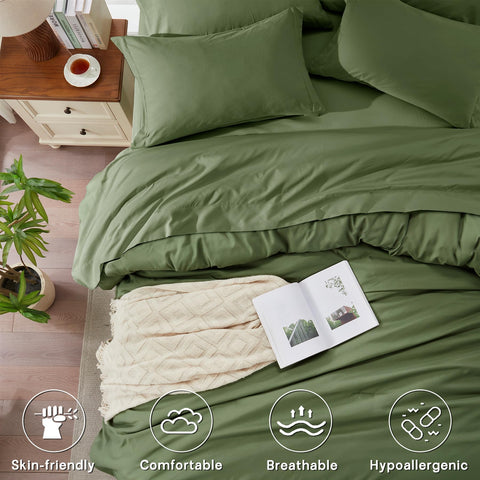 Anluoer flat sheet 108x102 smooth top layer for easy bedmaking.