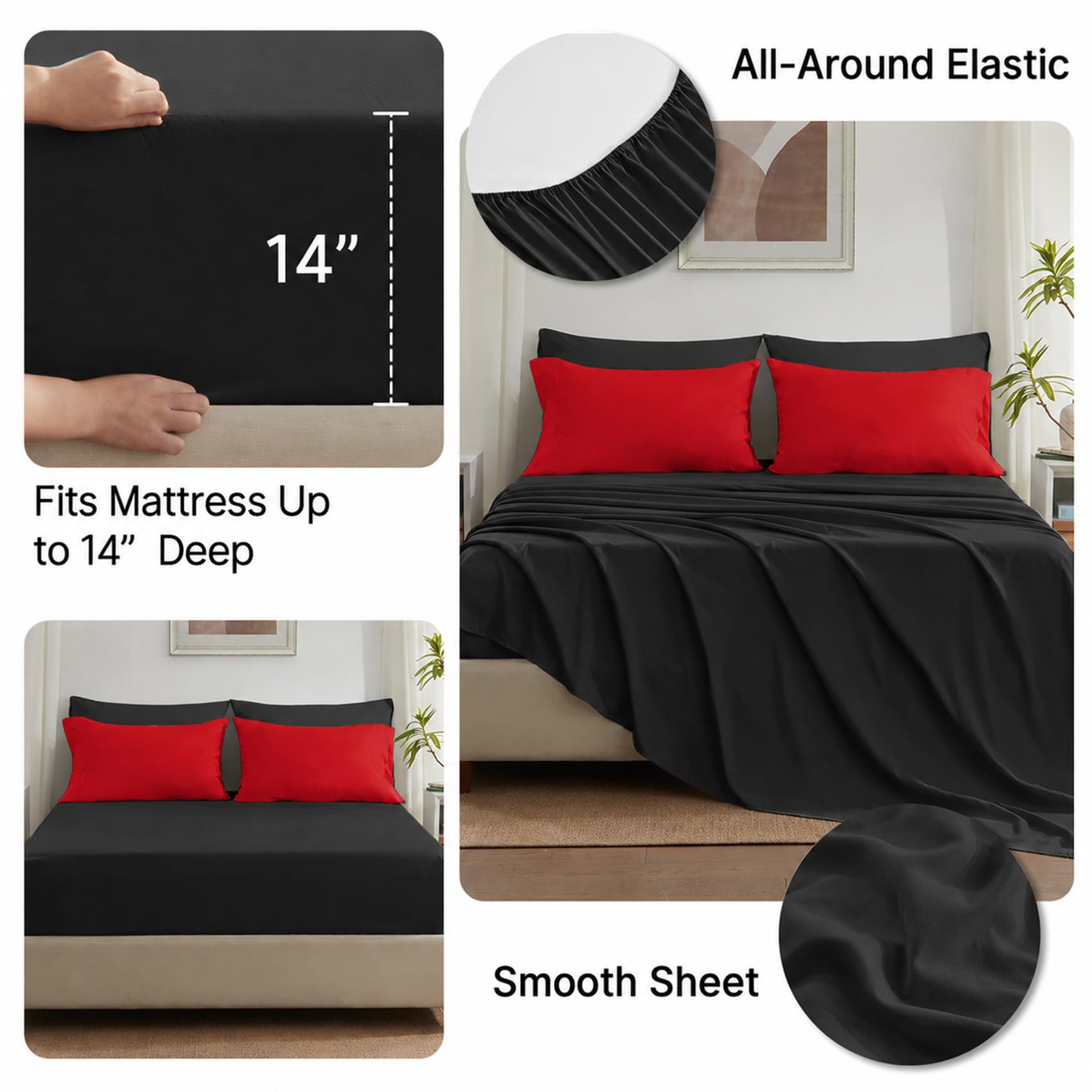 Anluoer flat sheet offers soft, breathable sleep surface.