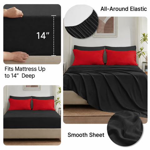 Anluoer flat sheet offers soft, breathable sleep surface.
