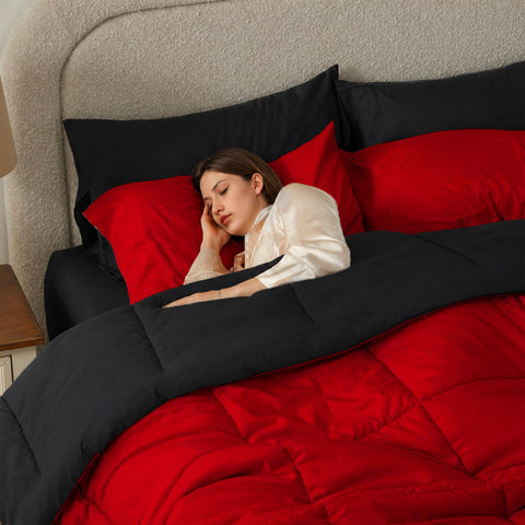 Anluoer pillowcases pair keeps pillows in place and comfortable.