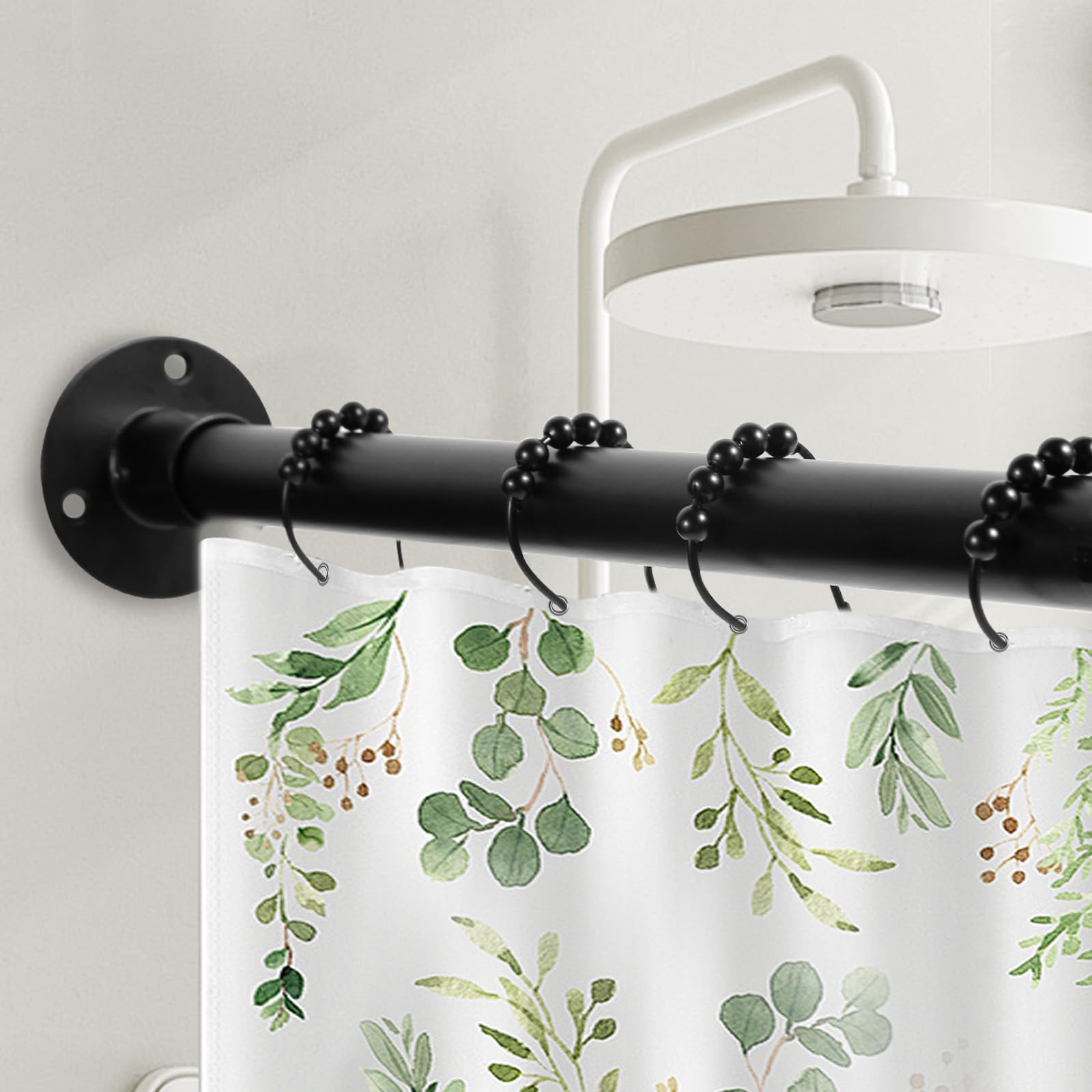 Anndason 12 ring hooks included for easy curtain hanging.