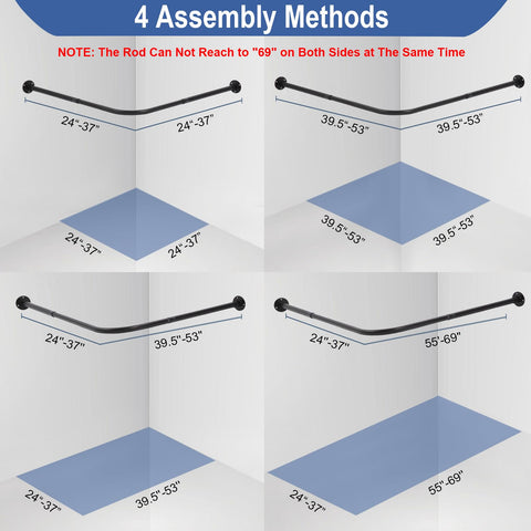 Anndason 1-inch diameter rod offers strong load capacity.