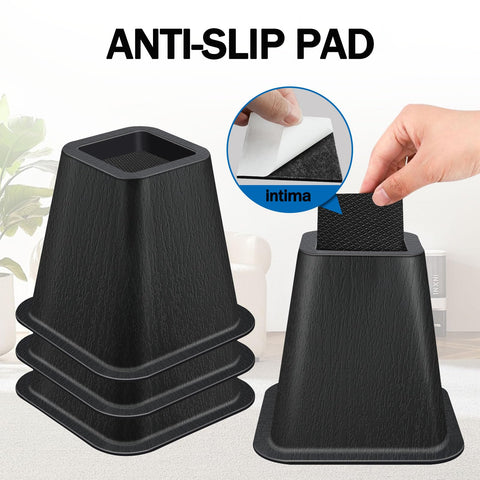 ANNKUT bed risers versatile for beds, tables, desks, and sofas.