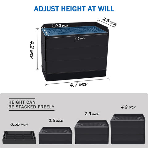 ANNKUT risers non-slip bottom protect floors.