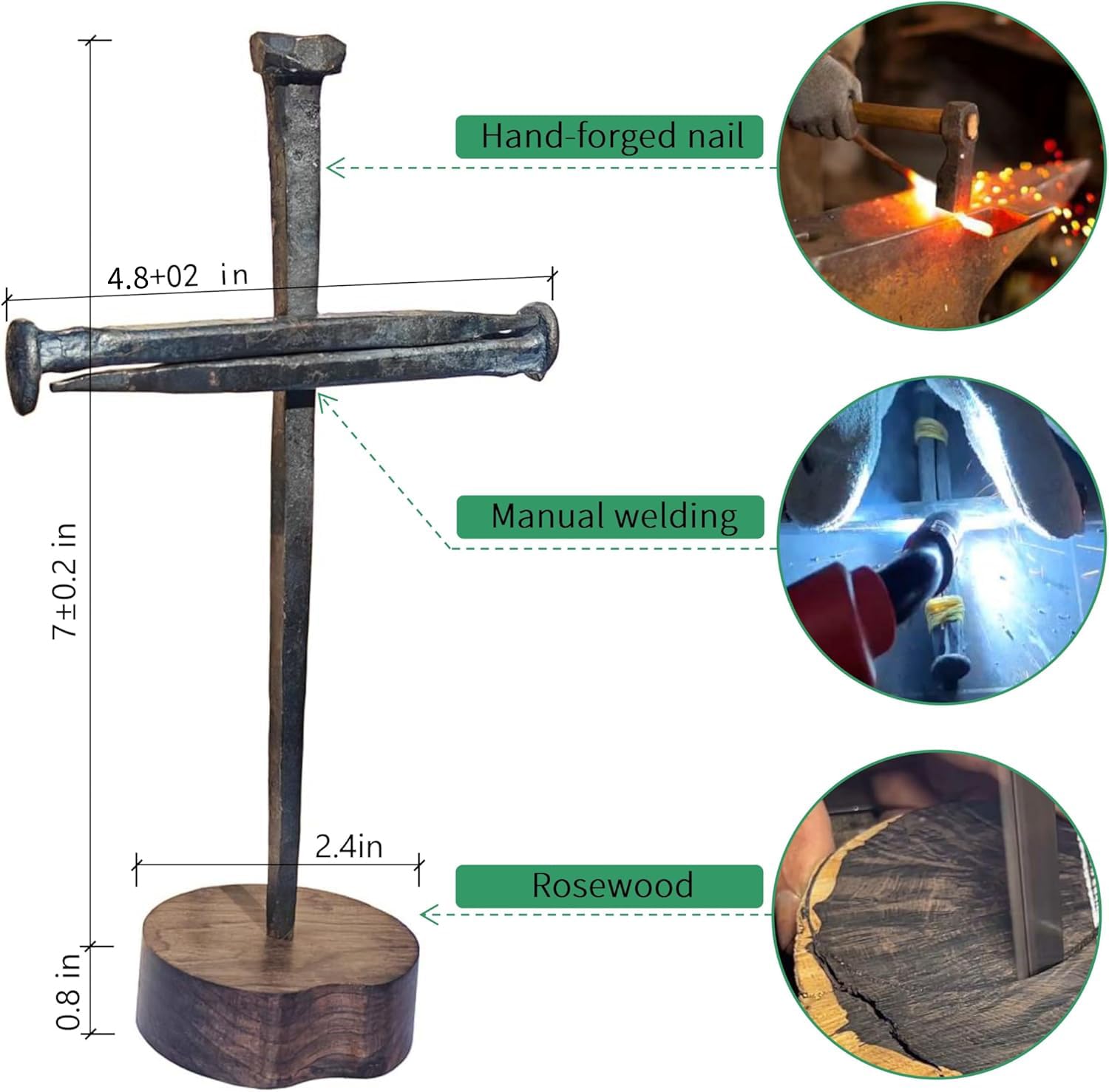 Annrose faith sacrifice cross display symbolizes devotion in metal craftsmanship