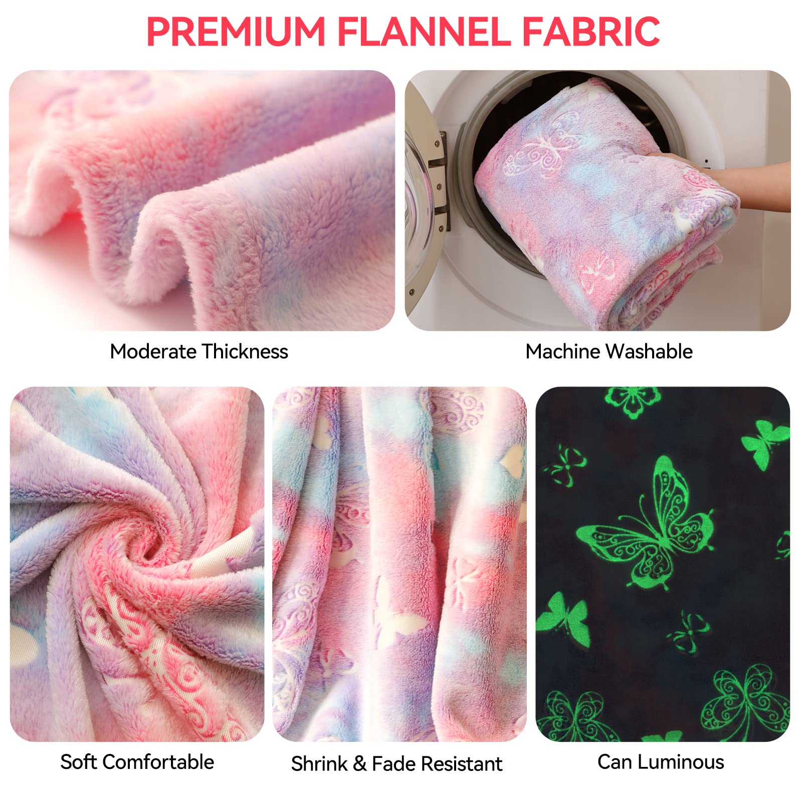 Anowpo 50x60 inch size ideal for beds and naps.