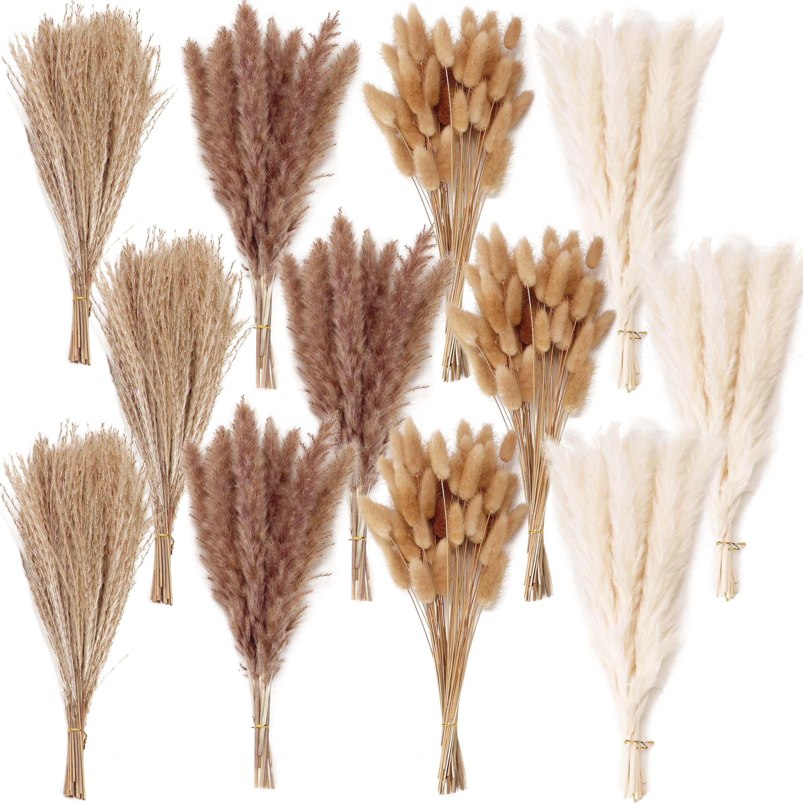 ANPROOR dried flower bouquet with pampas collection adds natural warmth to any room