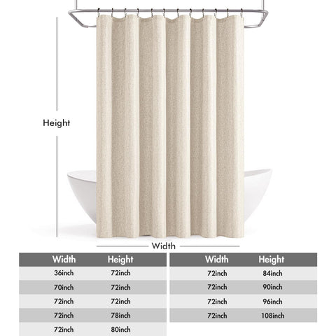 ANRODUO machine-washable curtain for simple bathroom care