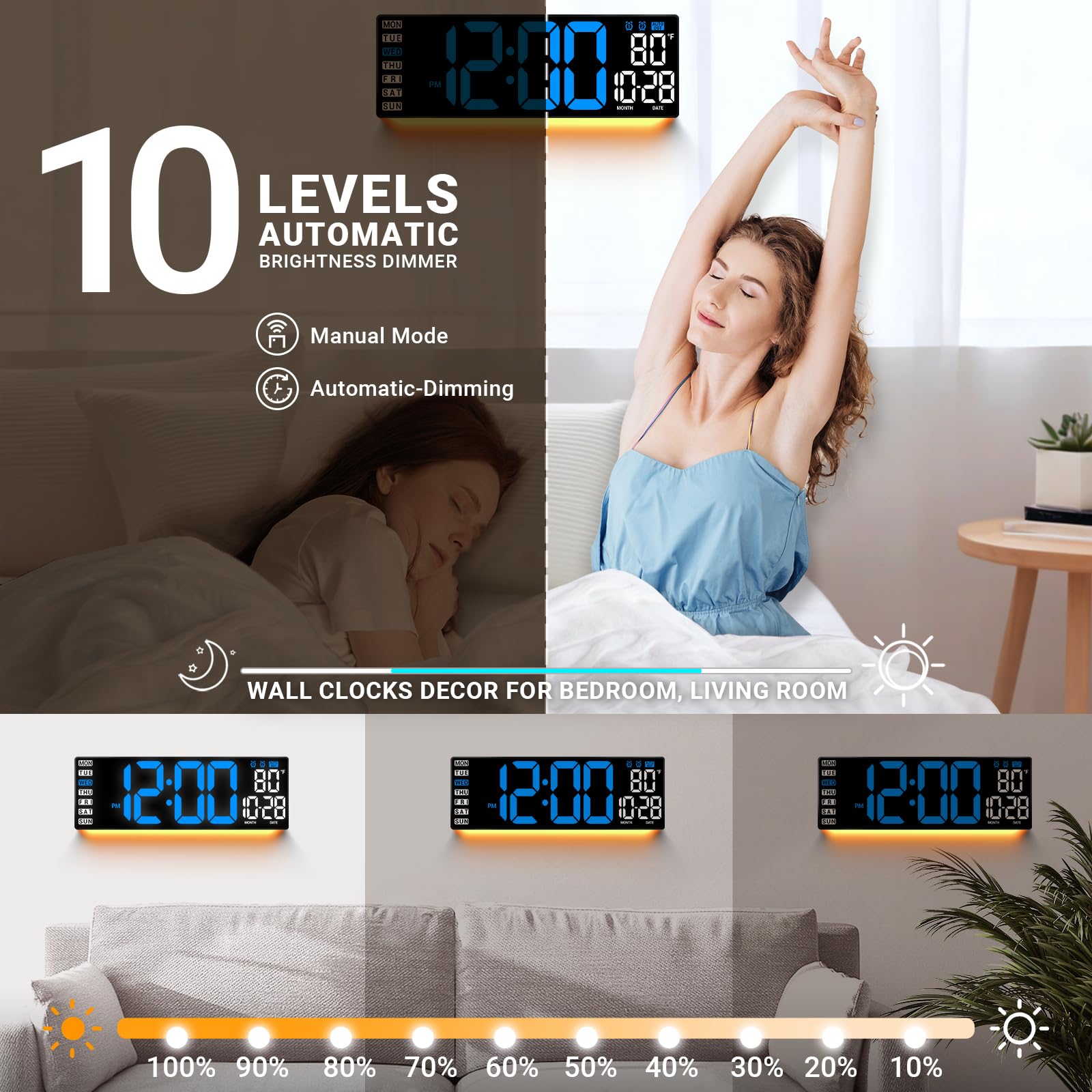 ANSOPER dual-alarm functionality supports reminders without clutter.