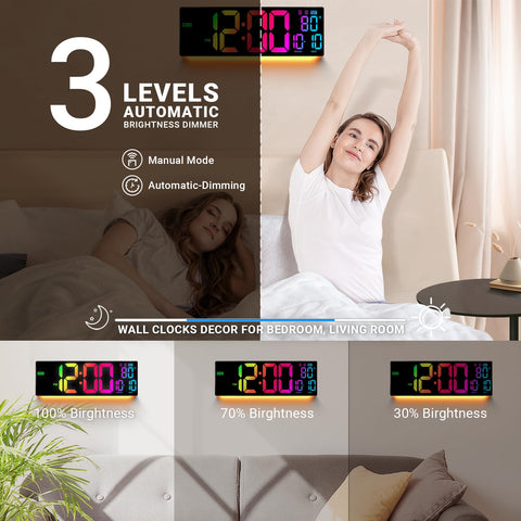 ANSOPER large high-contrast numbers improve readability for seniors and classrooms.