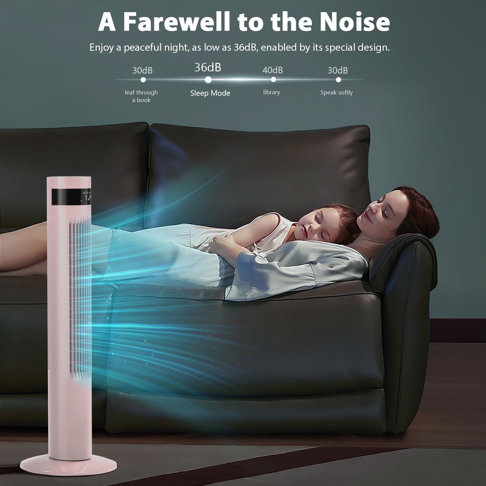 Antarctic Star safety features protect children and pets around the fan