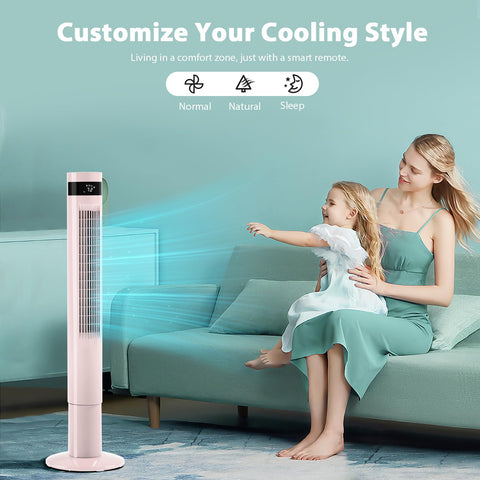 Antarctic Star tower fan 85-degree oscillation for wide-area cooling.