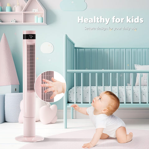Antarctic Star slim-design tower fan fits small spaces.