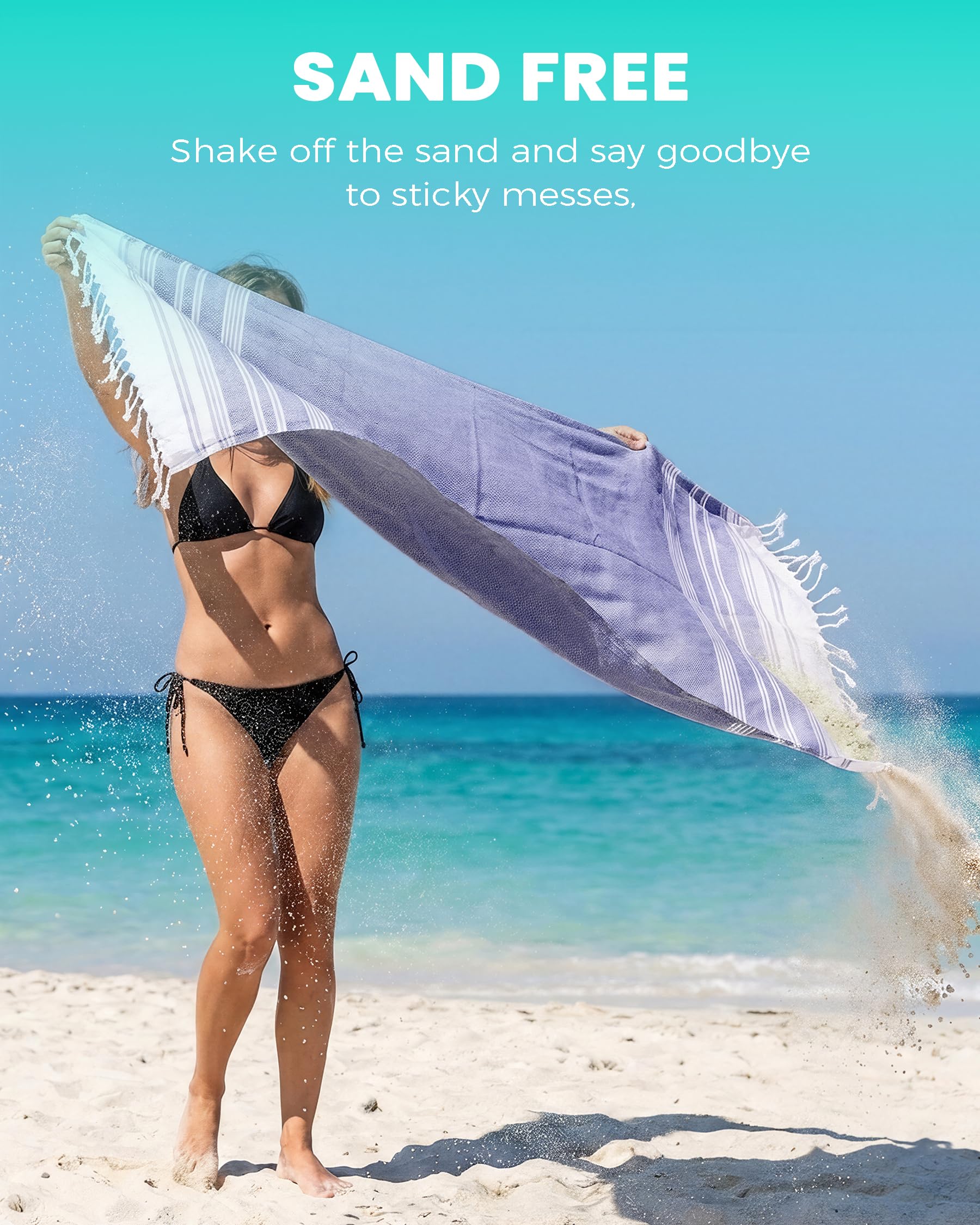 Antfuny fade resistant towel maintains color after multiple washes.