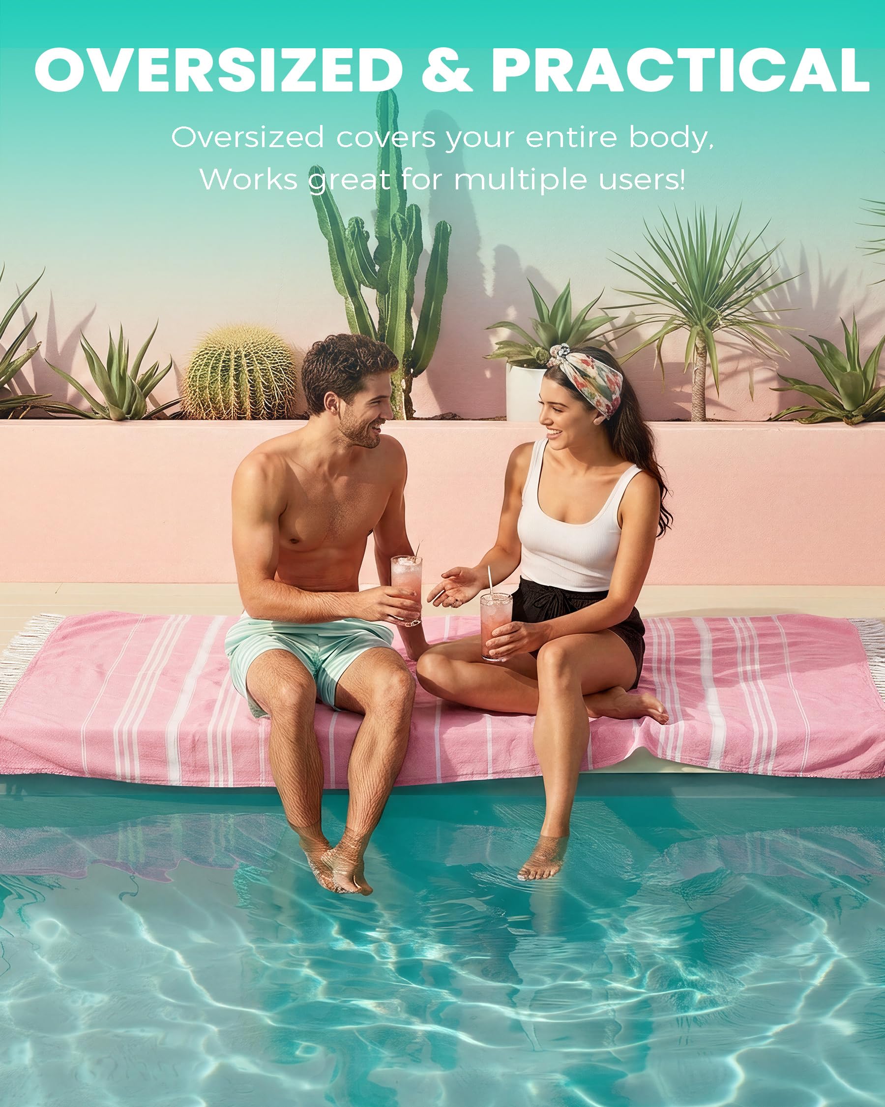 Antfuny multifunction towel ideal for yoga, picnics, or pool days.