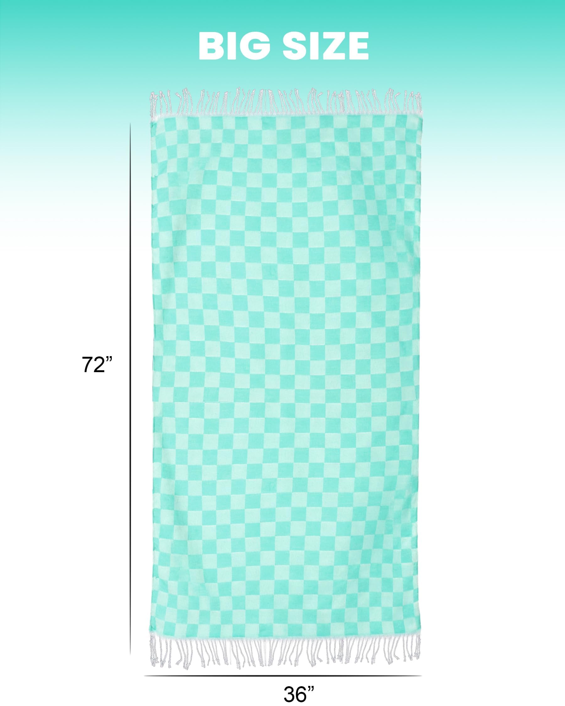 Antfuny travel towel portable and easy to fold into a small pouch.