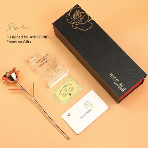 Anthonic romantic rose gift for mom, lasting sentiment in elegant style.