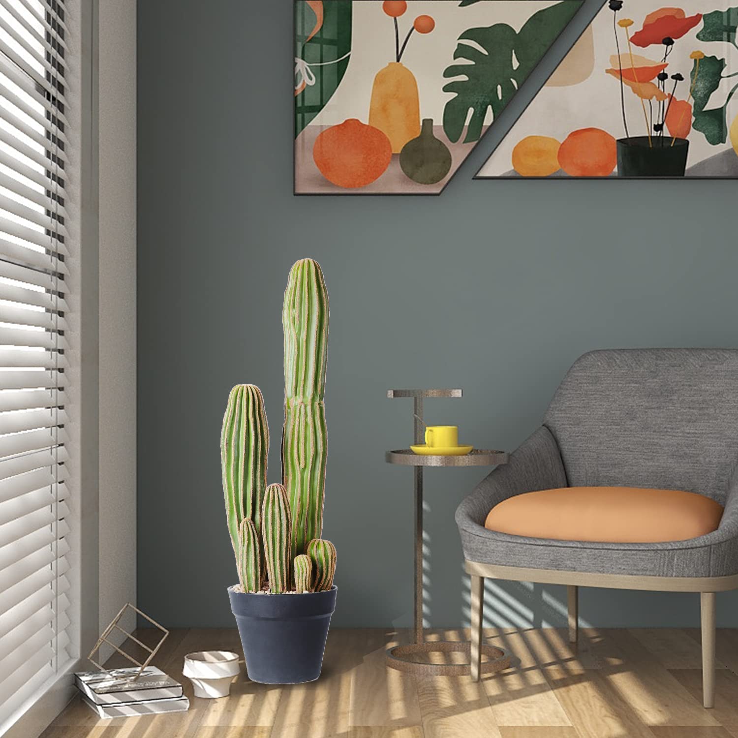 AntHousePlant 24-inch faux cactus adds year-round greenery