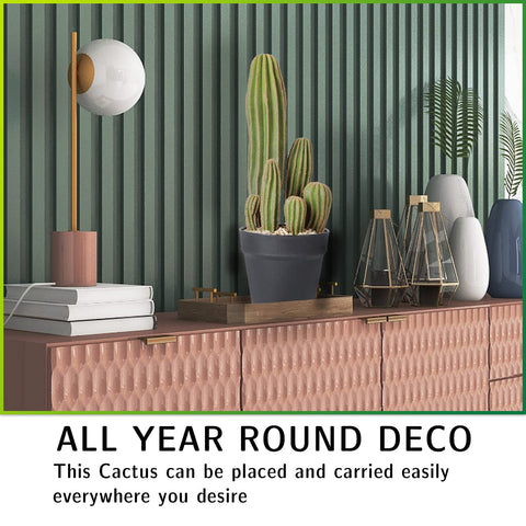AntHousePlant outdoor-friendly faux cactus stays vibrant without watering daily.
