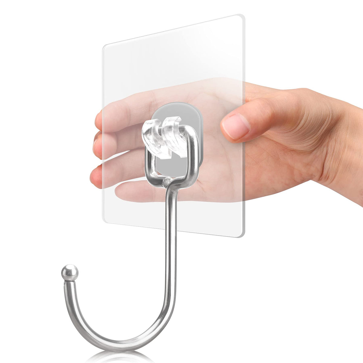 Antimbee adhesive hook with strong hold on smooth surfaces