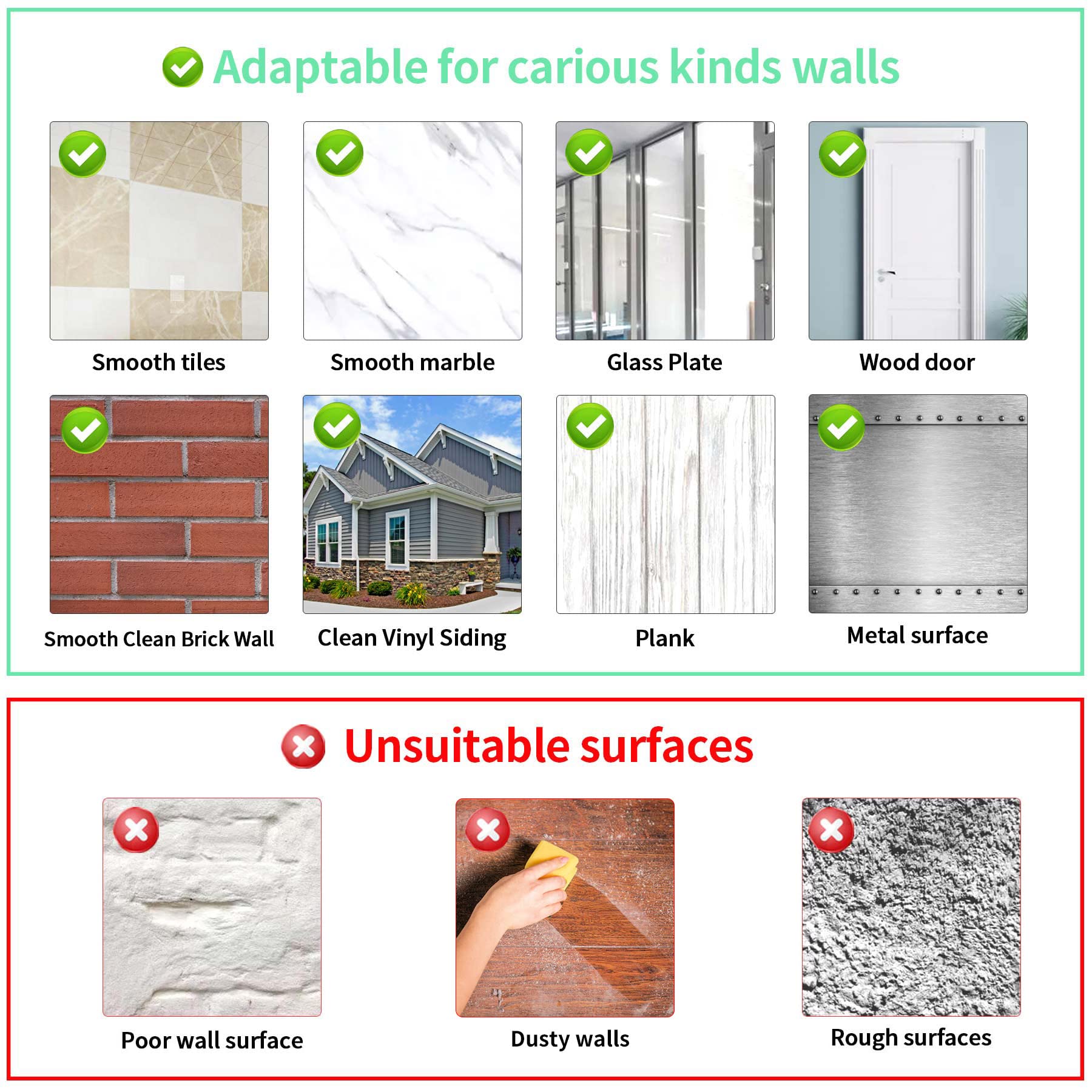 Versatile use hooks suitable for bathroom, kitchen, office, outdoors