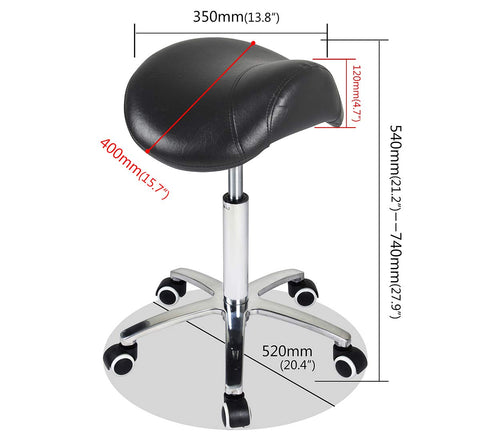 Antlu saddle stool assembly guide helps quick and easy setup.
