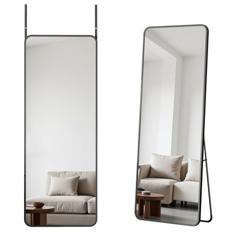 Antok door mirror with no-drill hooks for quick installation.