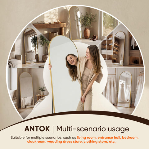 Antok explosion-proof glass-backed mirror increases safety and reliability.