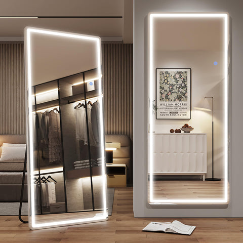 Antok wall-mounted mirror saves space with vertical installation and modern look.