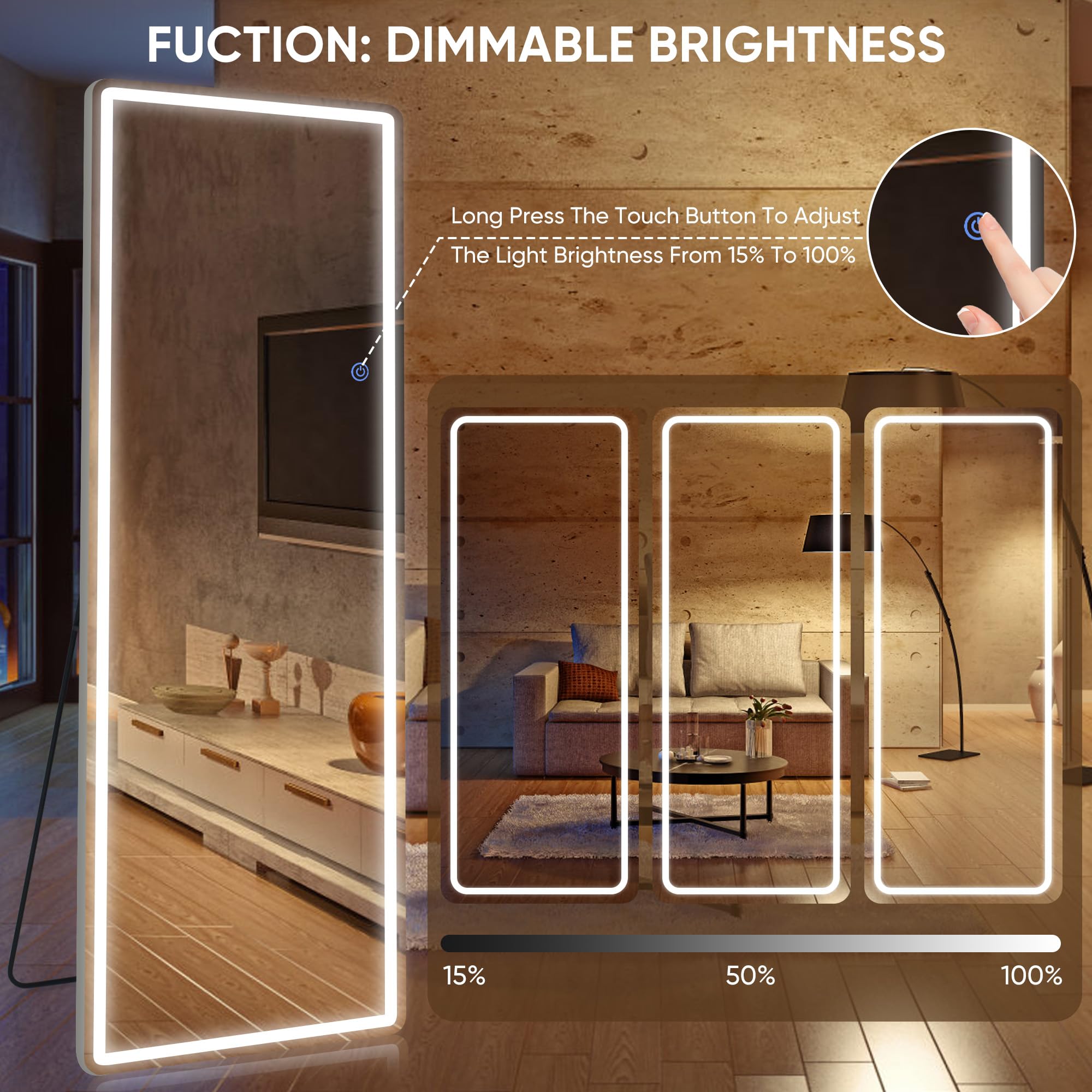 Antok glass is HD reflective and explosion-proof for safety.