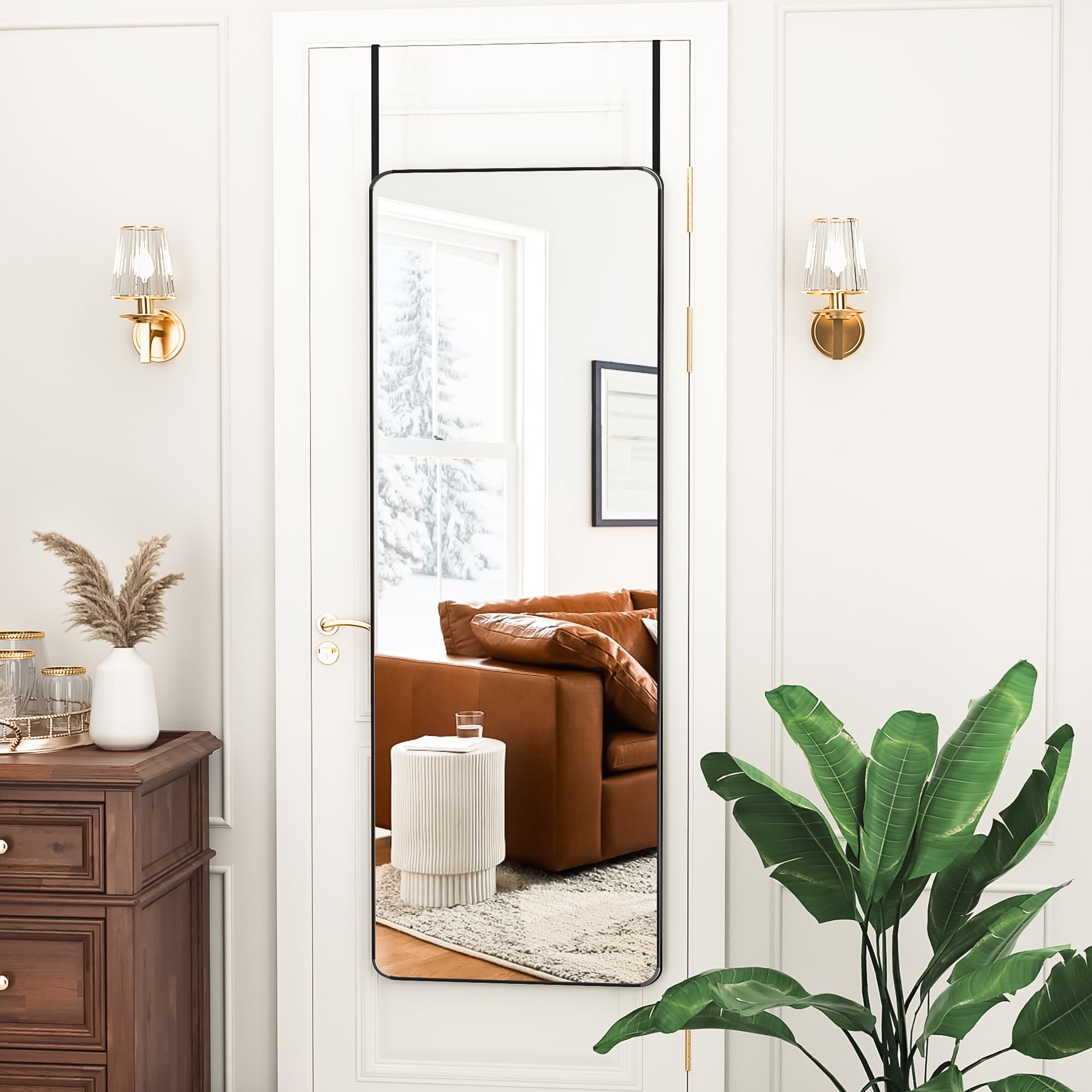 Antok shatterproof tempered glass delivers safe, clear reflections.