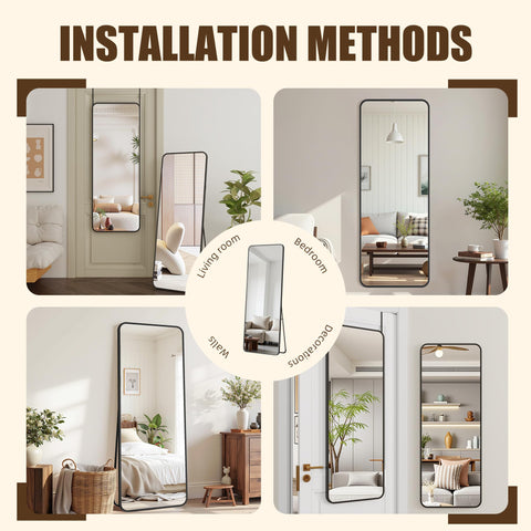 Antok mirror arrives securely packaged to prevent damage.