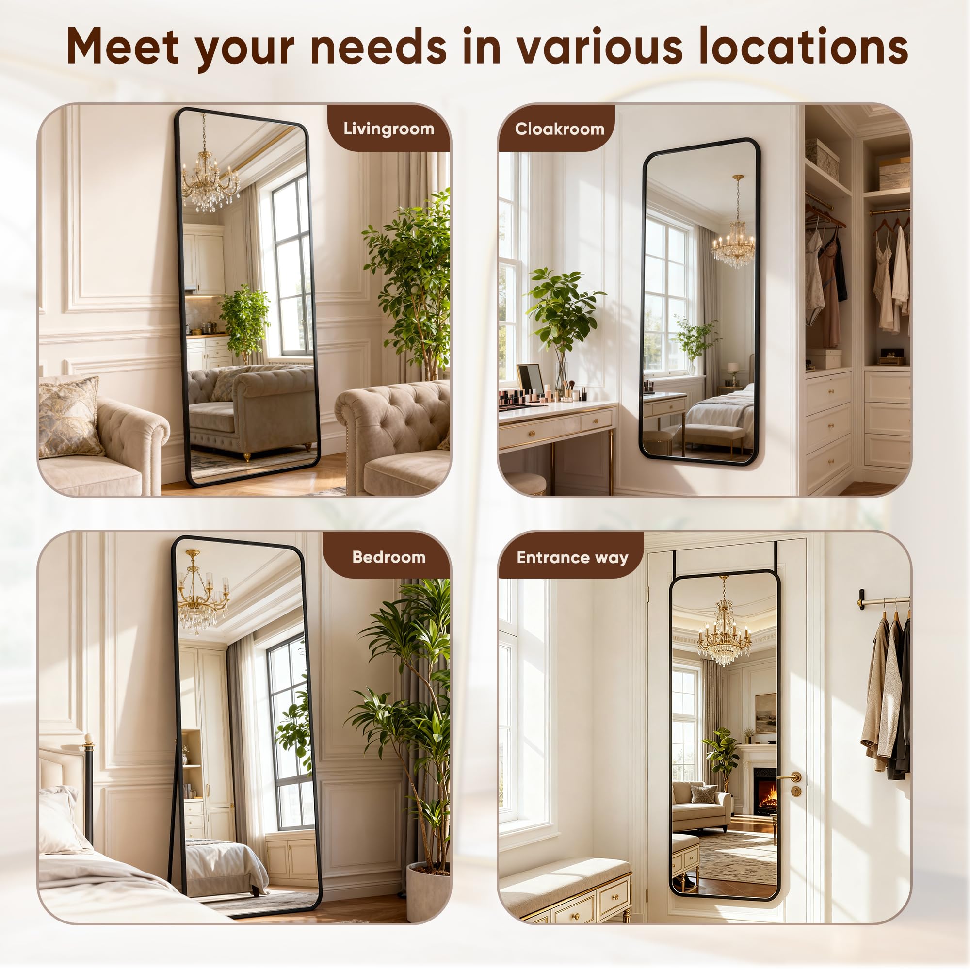 Antok 48x14 mirror ships securely with warranty and support.