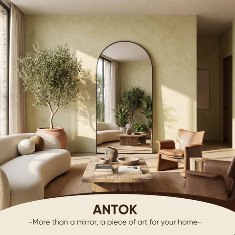 Antok wall-mount hardware included for secure, space-saving installation.