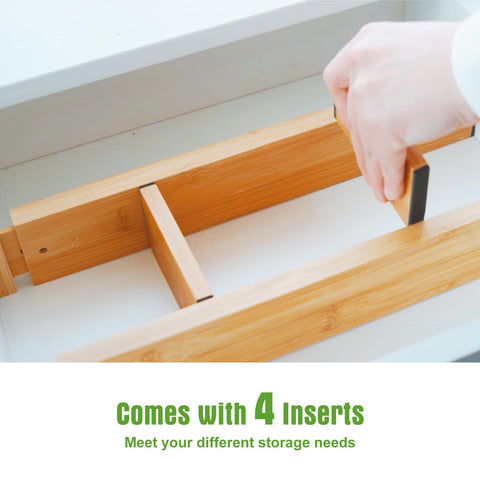 ANTOWIN divider end foam pads protecting drawer surface from scratches